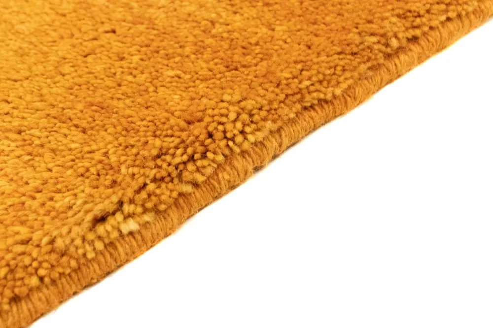 Gabbeh Teppich - Perser 133 x 88 cm - gold