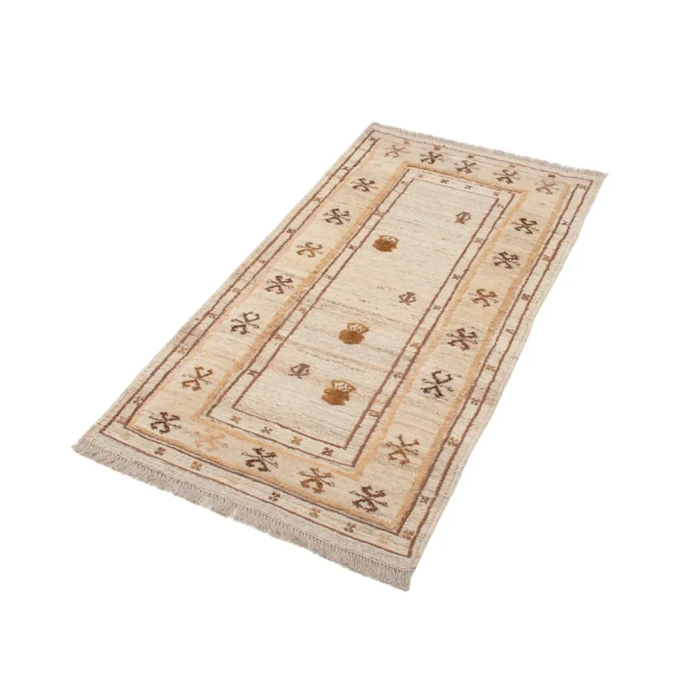 Gabbeh Teppich - Perser - 142 x 73 cm - beige