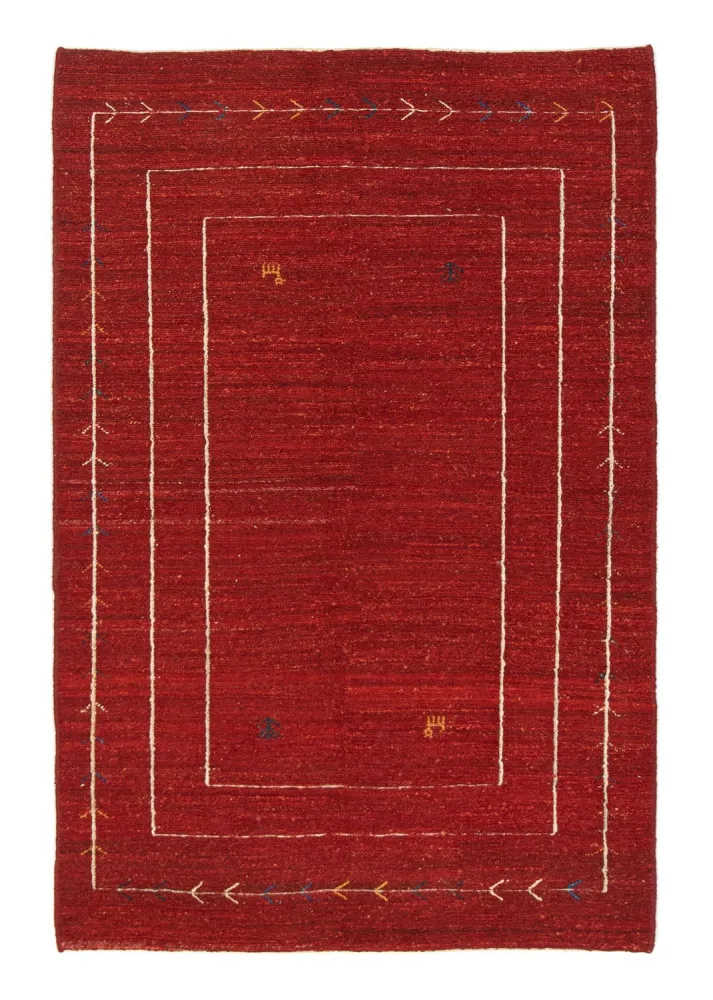 Gabbeh Teppich - Perser 173 x 114 cm - rot