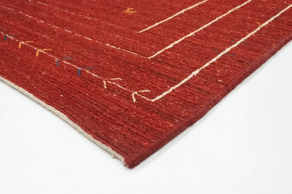Gabbeh Teppich - Perser 173 x 114 cm - rot