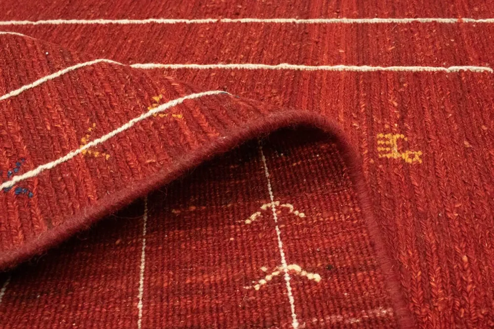 Gabbeh Teppich - Perser 173 x 114 cm - rot