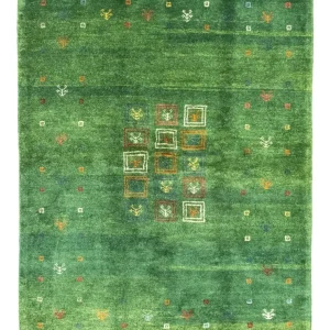 Gabbeh Teppich - Perser 189 x 155 cm - grün