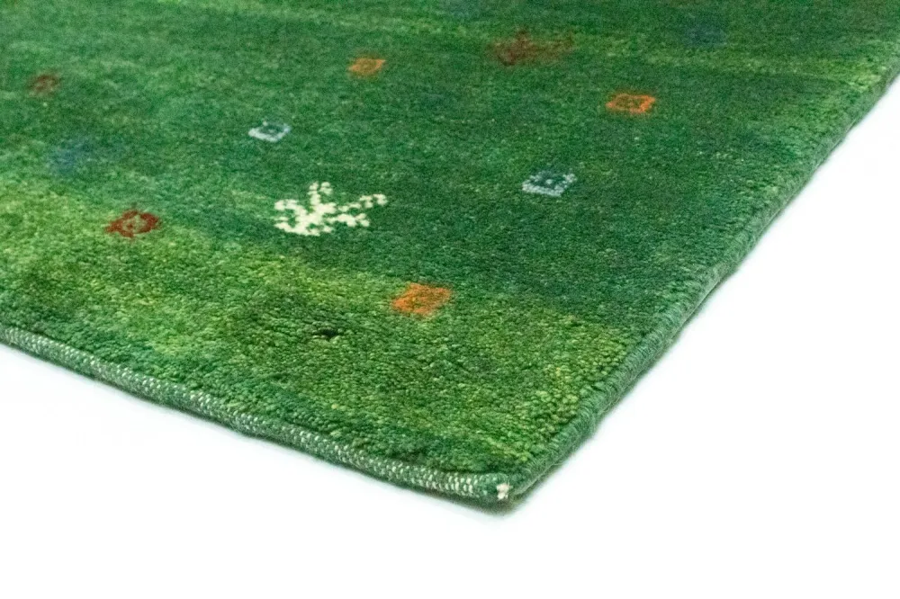 Gabbeh Teppich - Perser 189 x 155 cm - grün