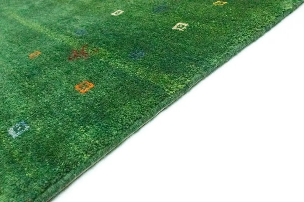 Gabbeh Teppich - Perser 189 x 155 cm - grün
