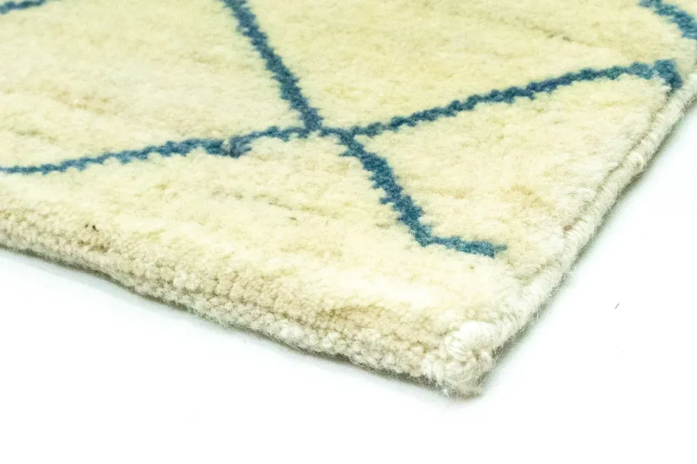 Gabbeh Teppich - Perser 190 x 82 cm - blau