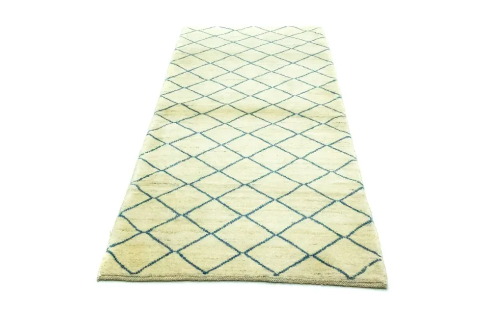 Gabbeh Teppich - Perser 190 x 82 cm - blau