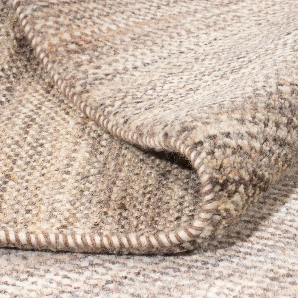Gabbeh Teppich - Perser - 194 x 154 cm - dunkelbeige