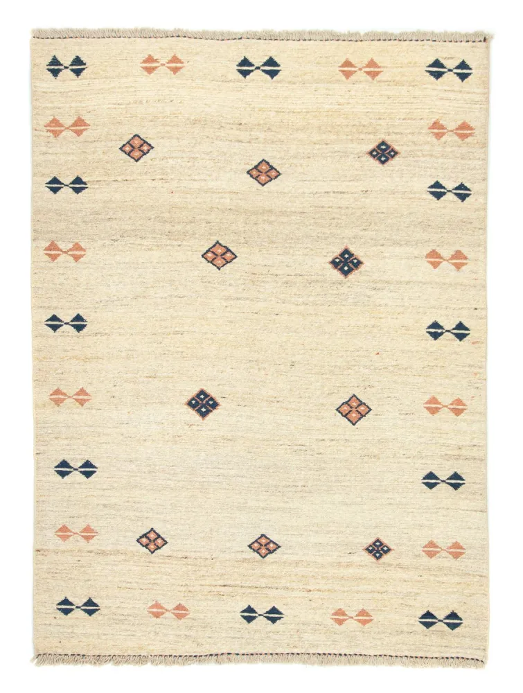 Gabbeh Teppich - Perser 196 x 148 cm - beige