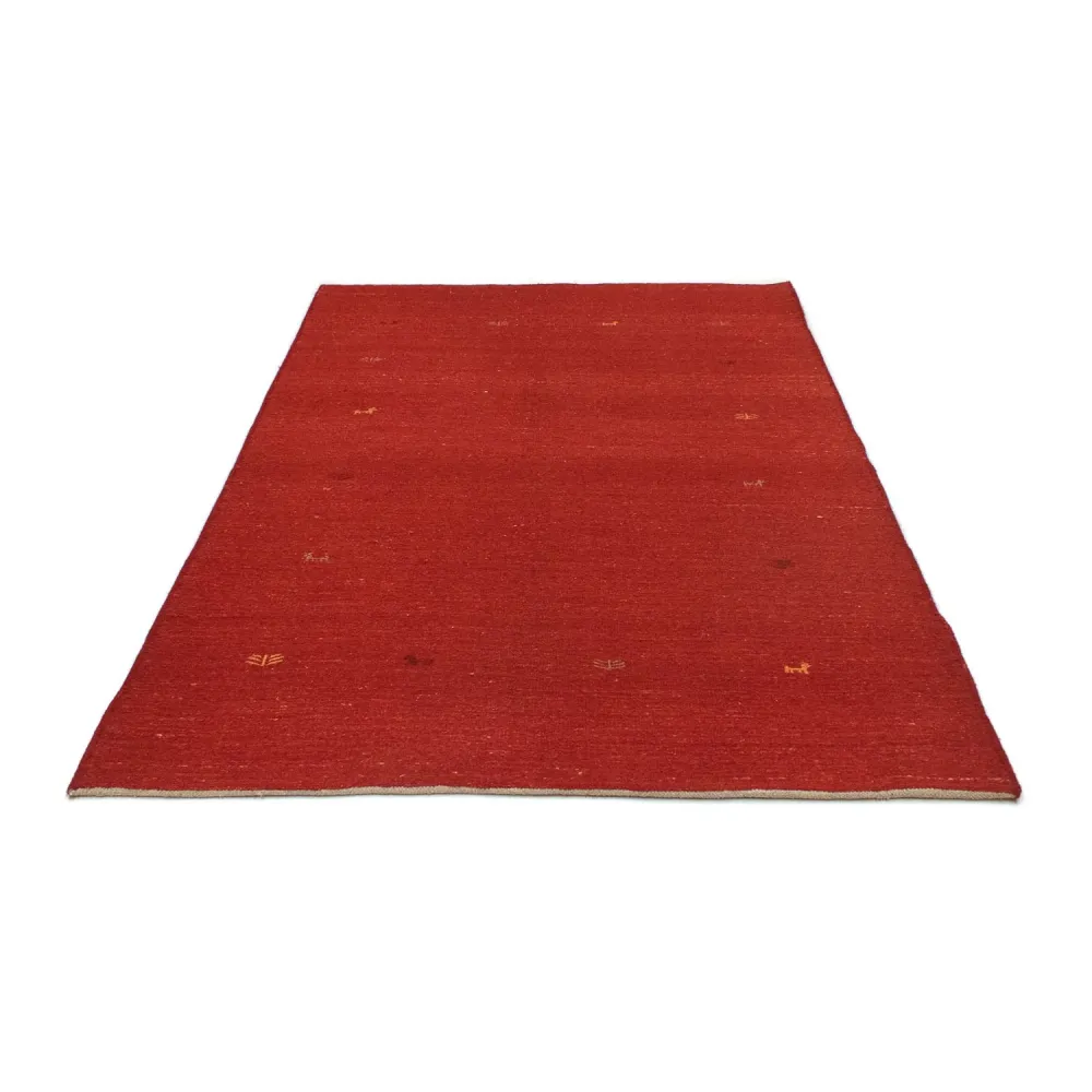 Gabbeh Teppich - Perser 208 x 138 cm - rot
