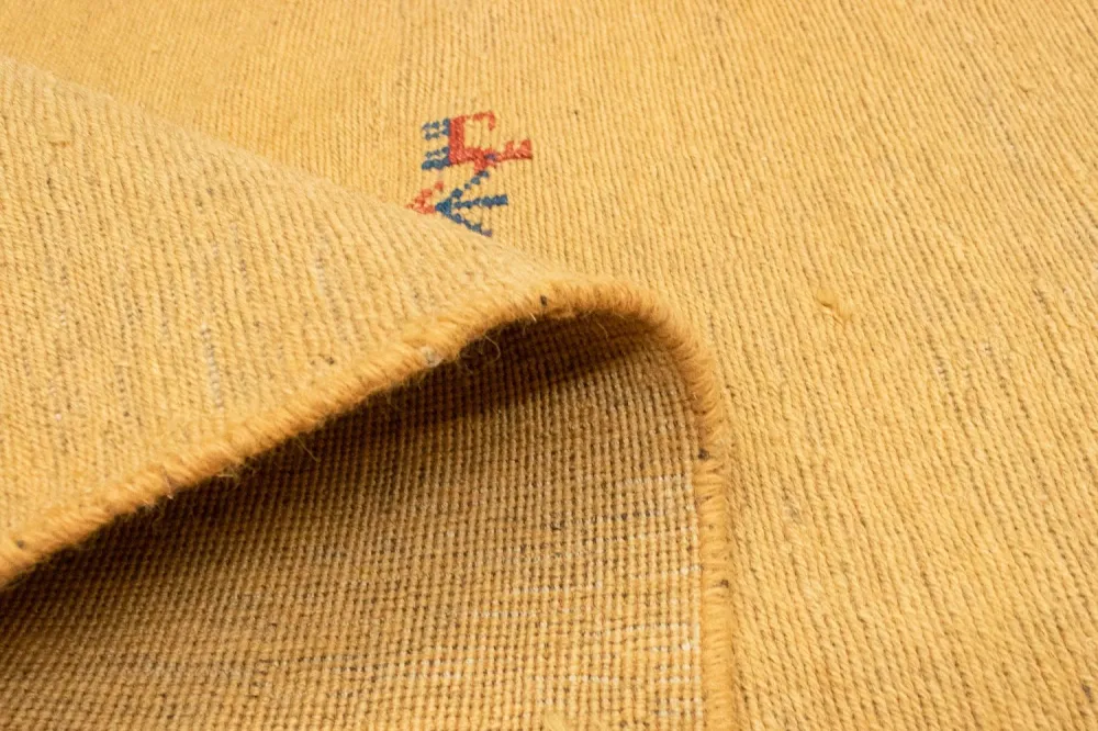 Gabbeh Teppich - Perser 278 x 80 cm - gold