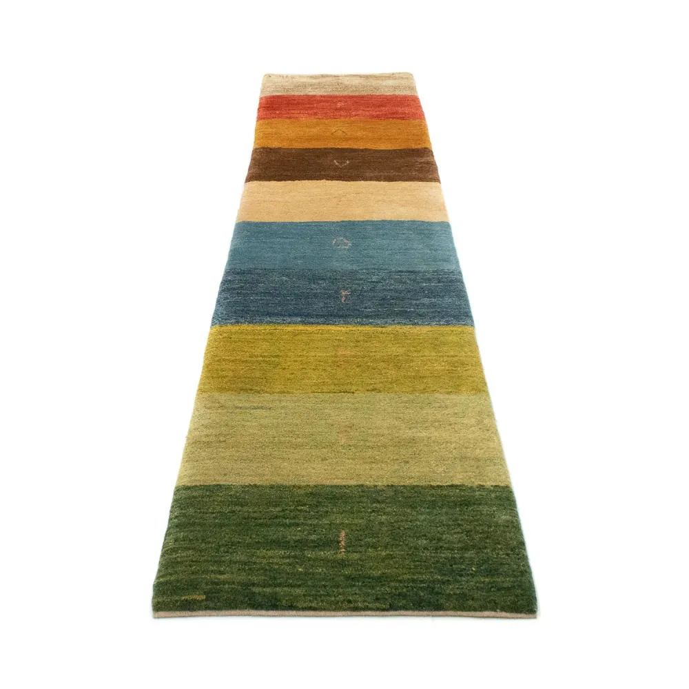 Gabbeh Teppich - Perser 289 x 61 cm - mehrfarbig