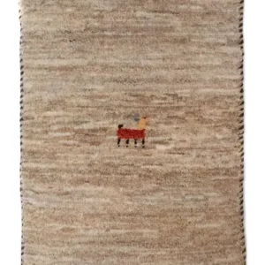 Gabbeh Teppich - Perser 60 x 40 cm - beige