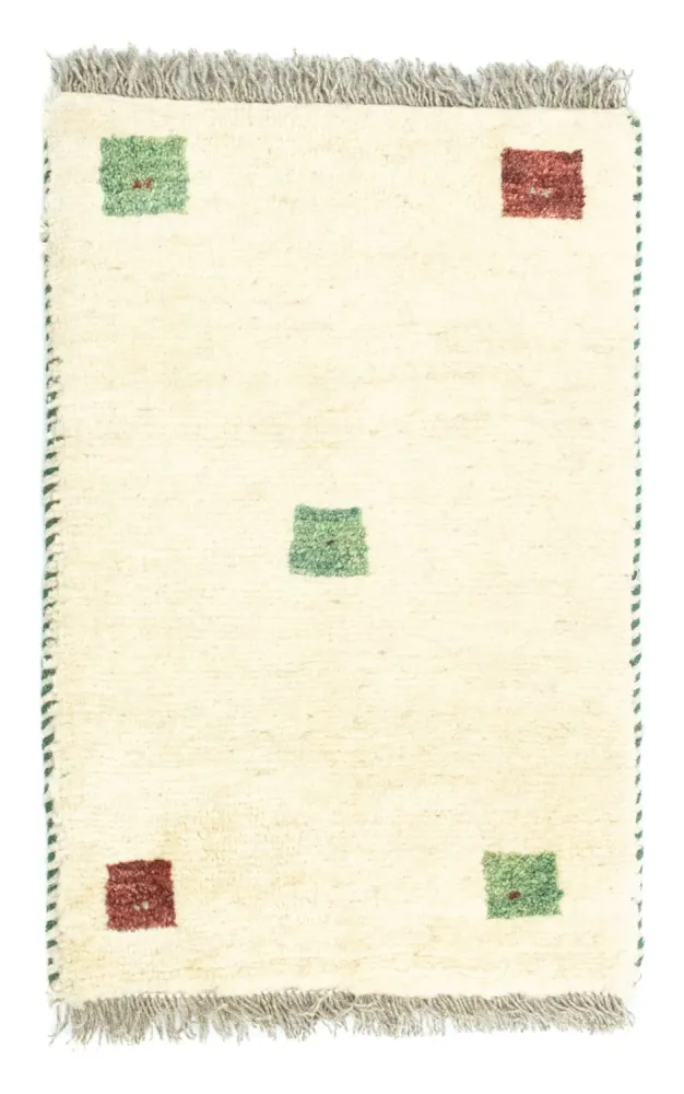 Gabbeh Teppich - Perser 60 x 40 cm - beige