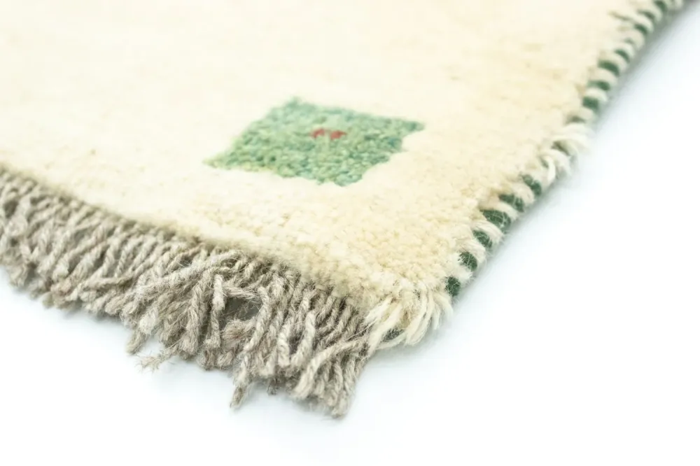 Gabbeh Teppich - Perser 60 x 40 cm - beige