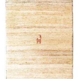 Gabbeh Teppich - Perser 60 x 40 cm - beige
