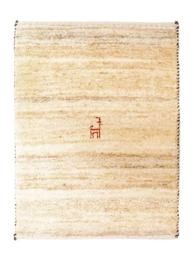 Gabbeh Teppich - Perser 60 x 40 cm - beige