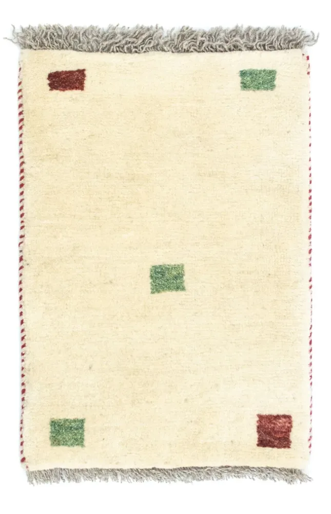 Gabbeh Teppich - Perser 60 x 40 cm - beige