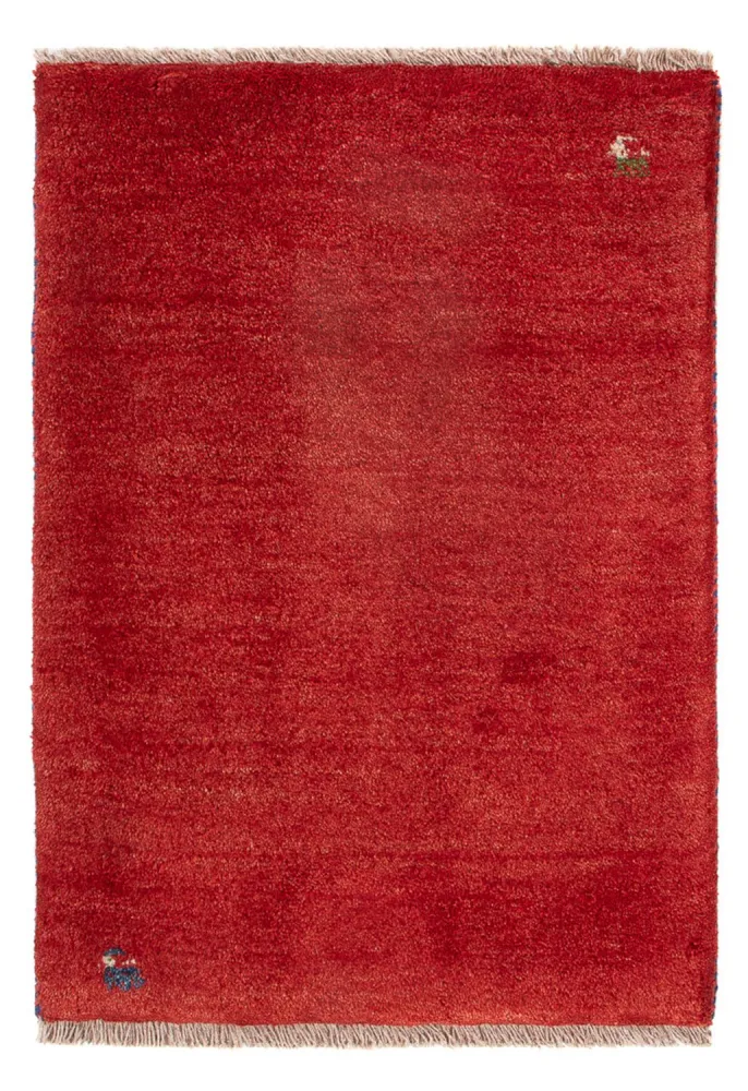 Gabbeh Teppich - Perser - 83 x 63 cm - rot