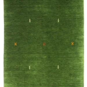 Gabbeh Teppich - Softy 196 x 145 cm - grün