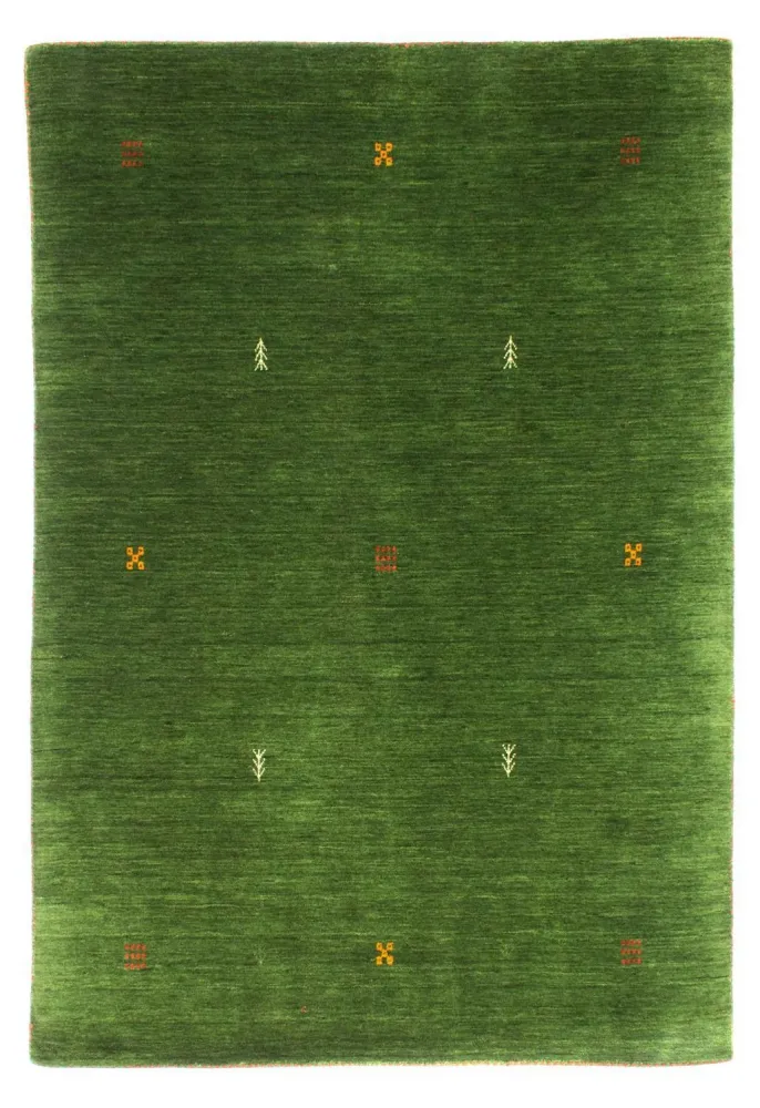 Gabbeh Teppich - Softy 196 x 145 cm - grün
