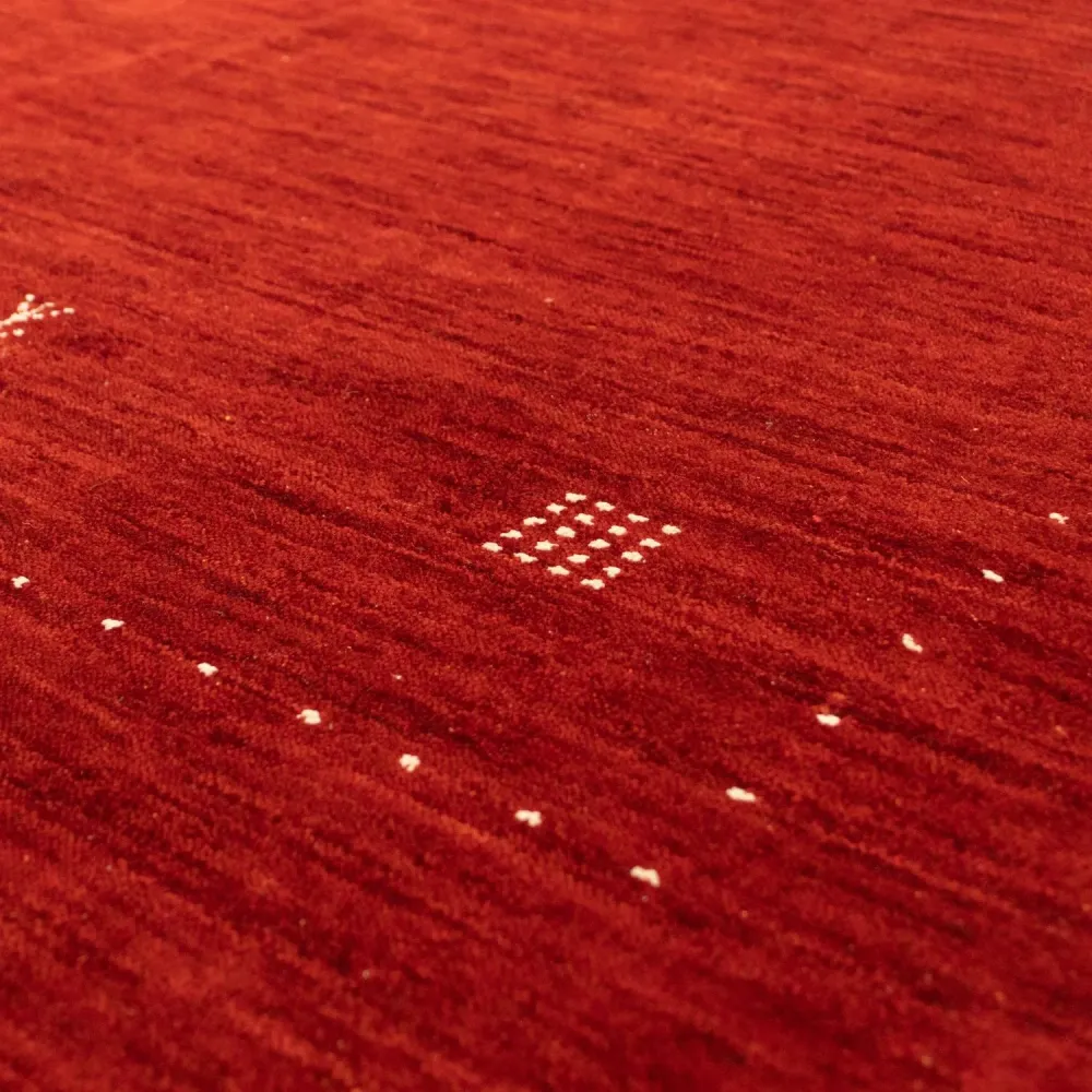 Gabbeh Teppich - Softy 200 x 140 cm - rot