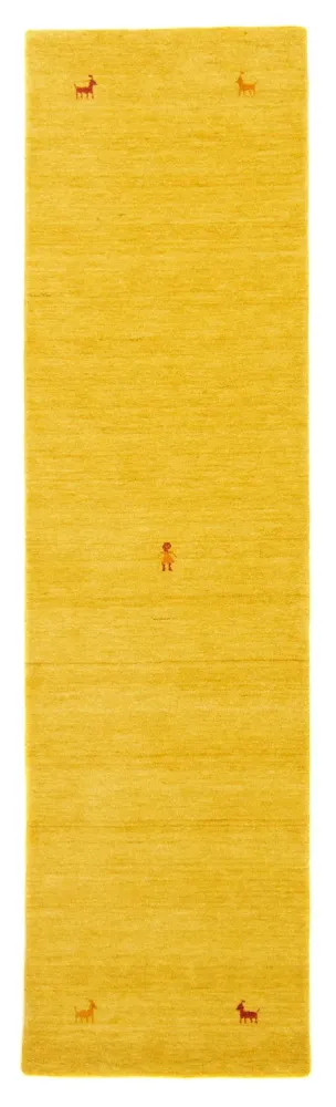 Gabbeh Teppich - Softy 200 x 80 cm - gold