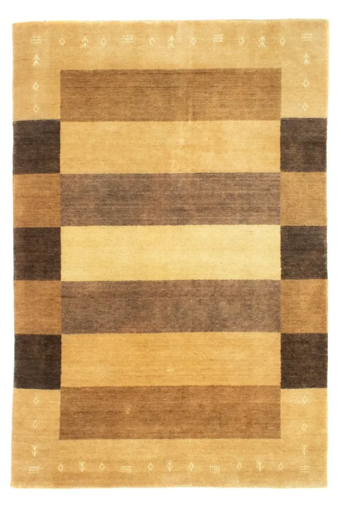 Gabbeh Teppich - Softy 229 x 164 cm - dunkelbeige