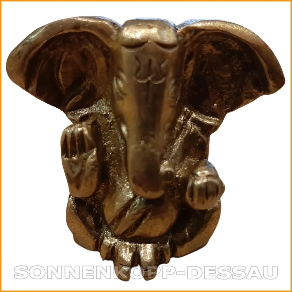 GANESHA - indischer Elefanten Gott als Baby - Ganesh - Messing