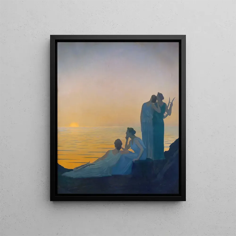 Gemälde Abend antik - Alphonse Osbert | Kunstdruck