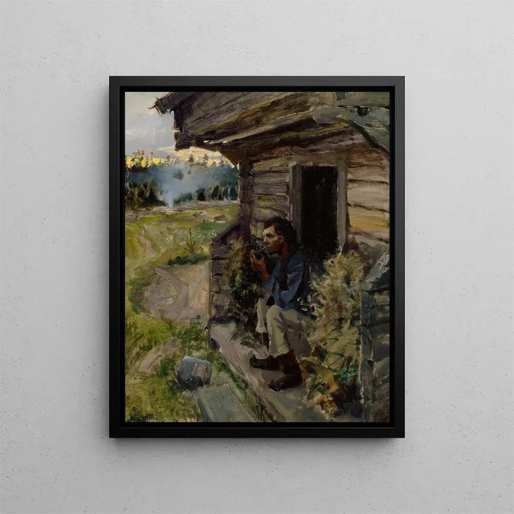 Gemälde Abendliche Ruhe - Akseli Gallen-Kallela | Kunstdruck
