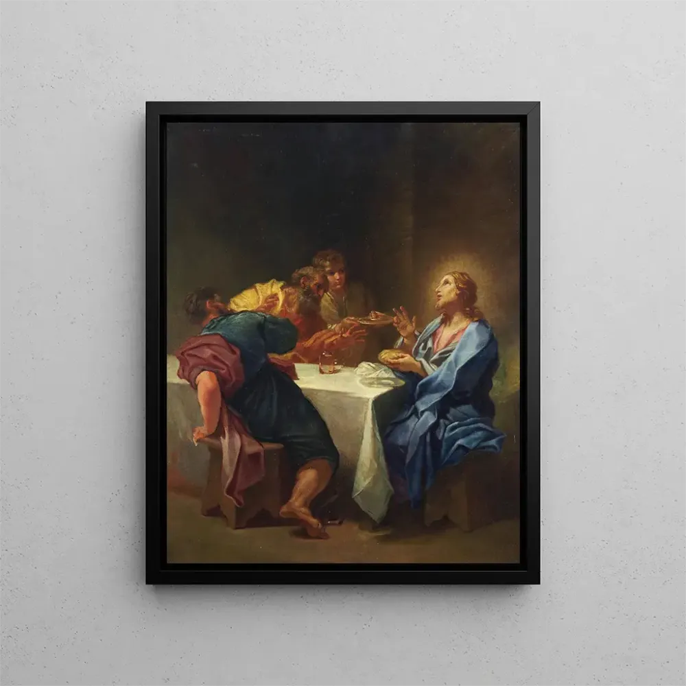 Gemälde Abendmahl bei Emmaus - Benedetto Luti | Kunstdruck