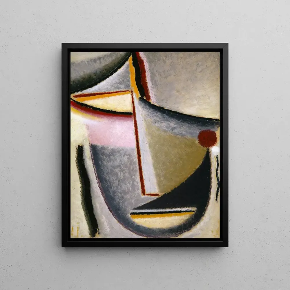 Gemälde Abstrakter Kopf Konstruktiver Kopf - Alexej von Jawlensky | Kunstdruck