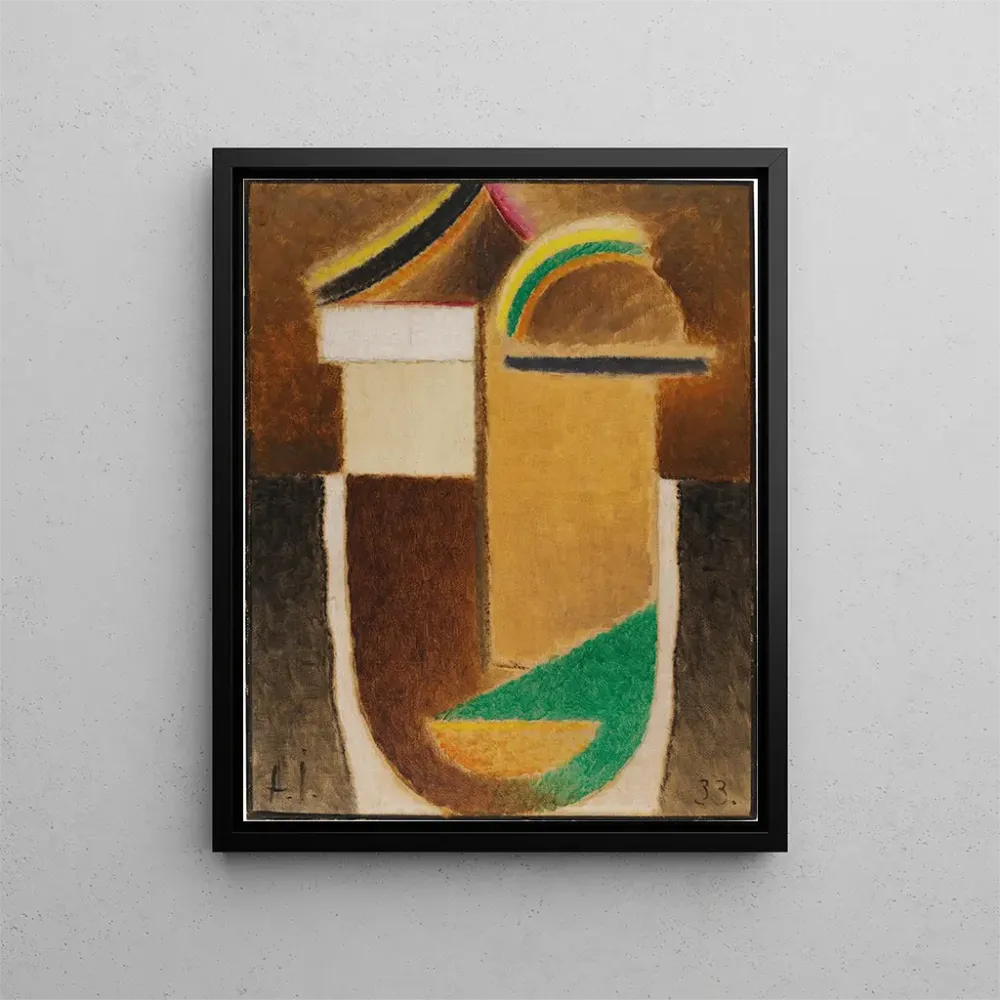 Gemälde Abstrakter Kopf Konstruktiver Kopf - Alexej von Jawlensky | Kunstdruck