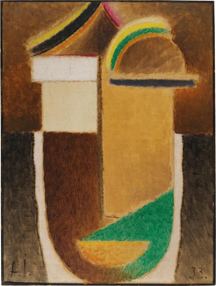 Gemälde Abstrakter Kopf Konstruktiver Kopf - Alexej von Jawlensky | Kunstdruck