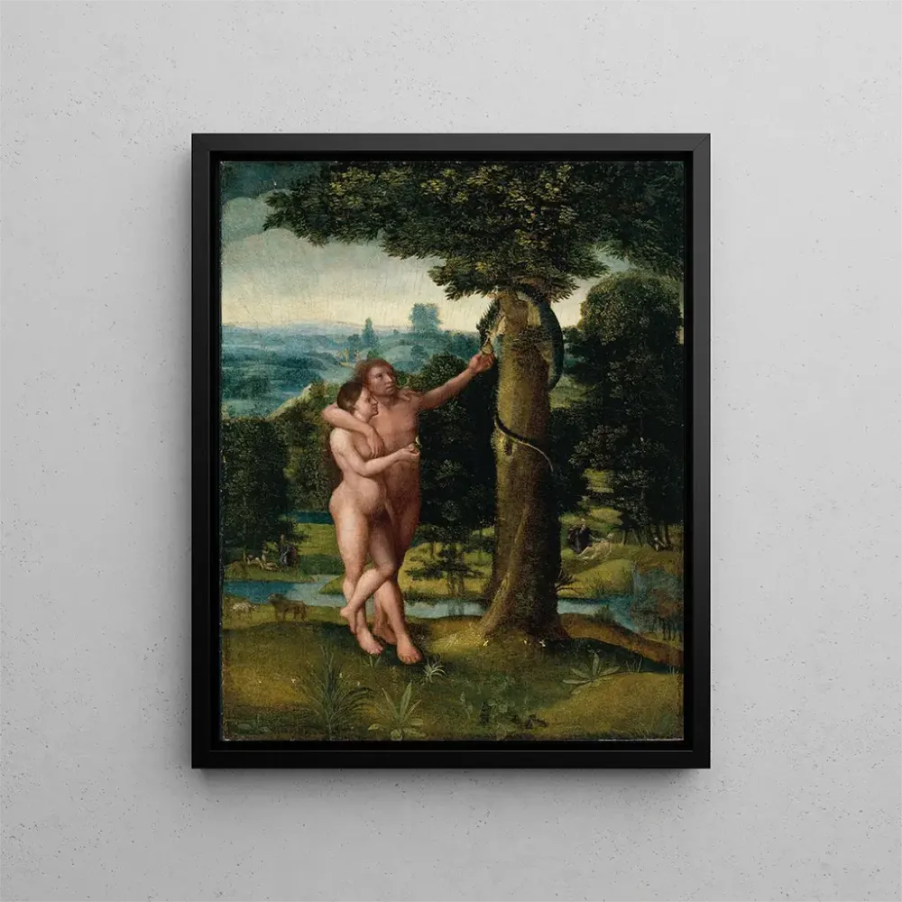 Gemälde Adam und Eva - Adriaen Isenbrandt