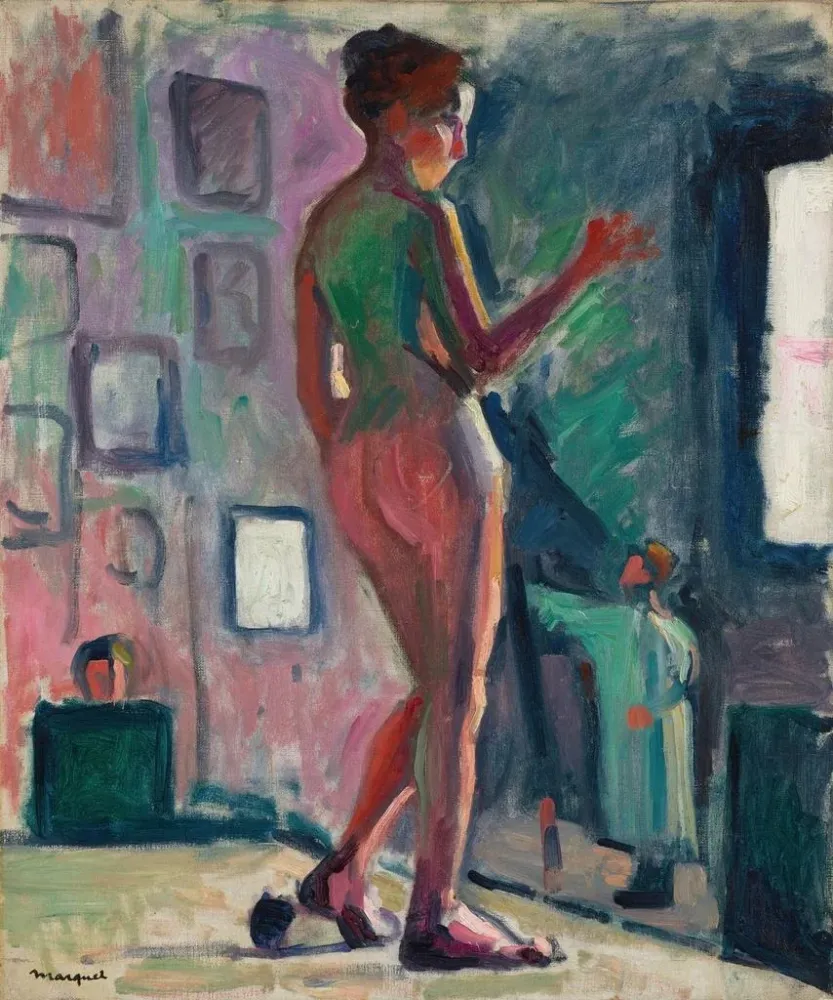 Gemälde Akt einem Atelier eines Freundes - Albert Marquet | Kunstdruck