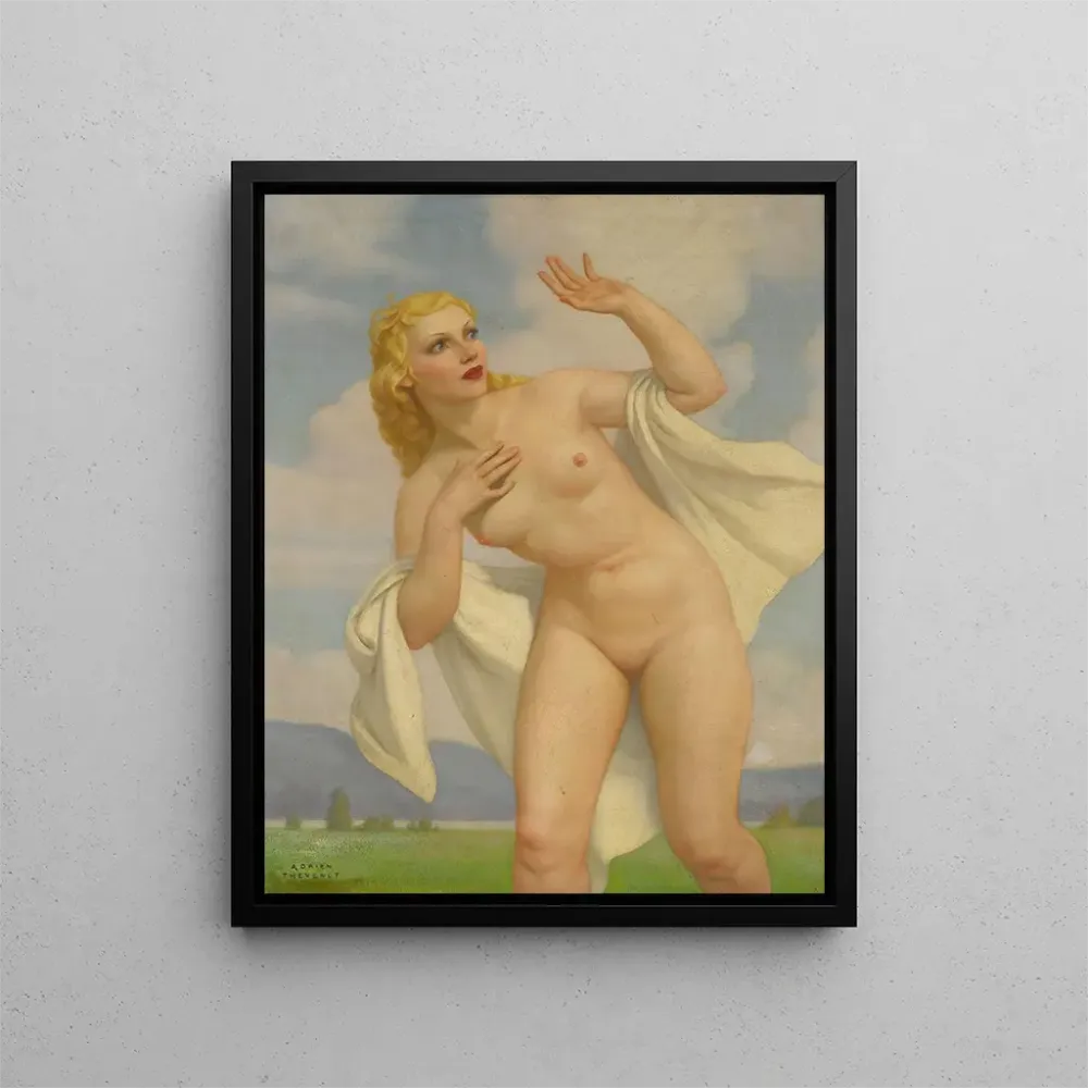 Gemälde Akt einer Landschaft - Adrien Thevenot | Kunstdruck