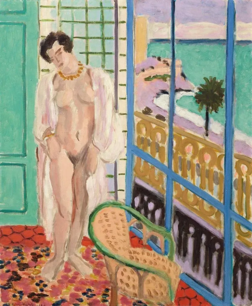 Gemälde Akt am Fenster - Henri Matisse | Kunstdruck