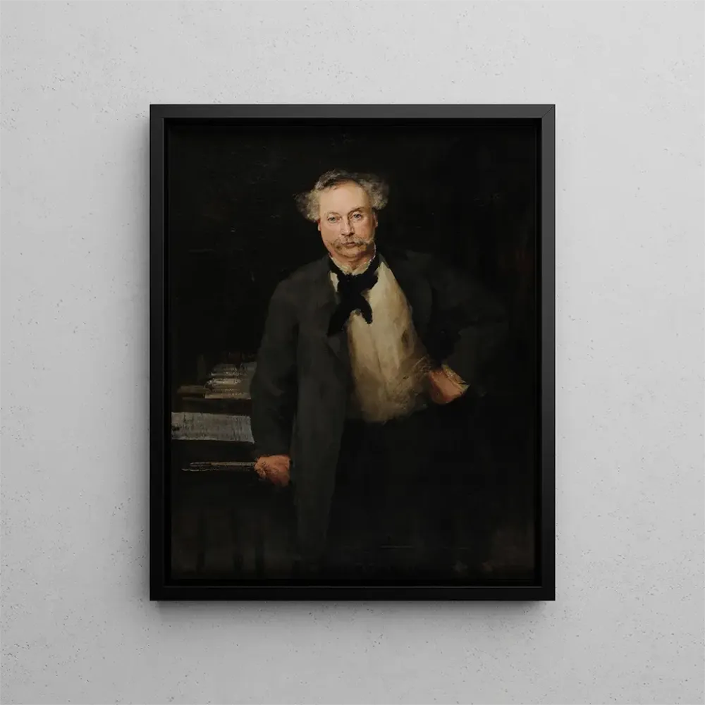 Gemälde Alexandre Dumas fils - Alfred Philippe Roll