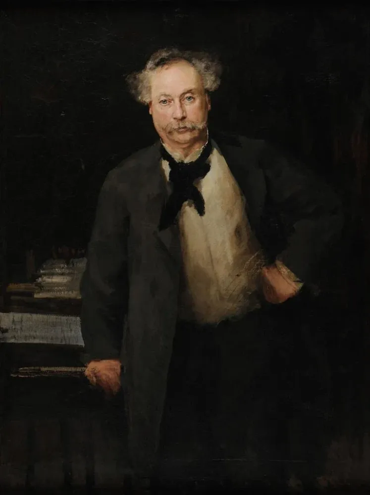 Gemälde Alexandre Dumas fils - Alfred Philippe Roll
