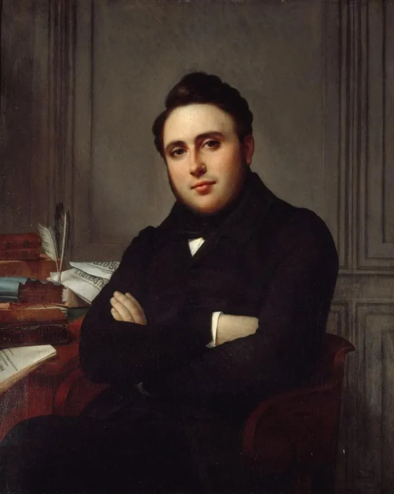 Gemälde Alexandre-Auguste Ledru-Rollin 1807-1874 Journalist und Politiker - Angélique Mongez | Kunstdruck