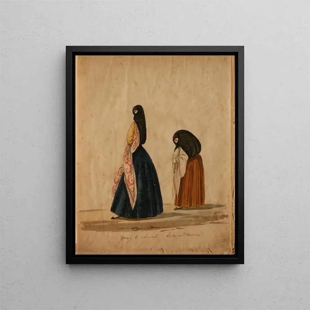 Gemälde Allant à l'église - Francisco Fierro | Kunstdruck