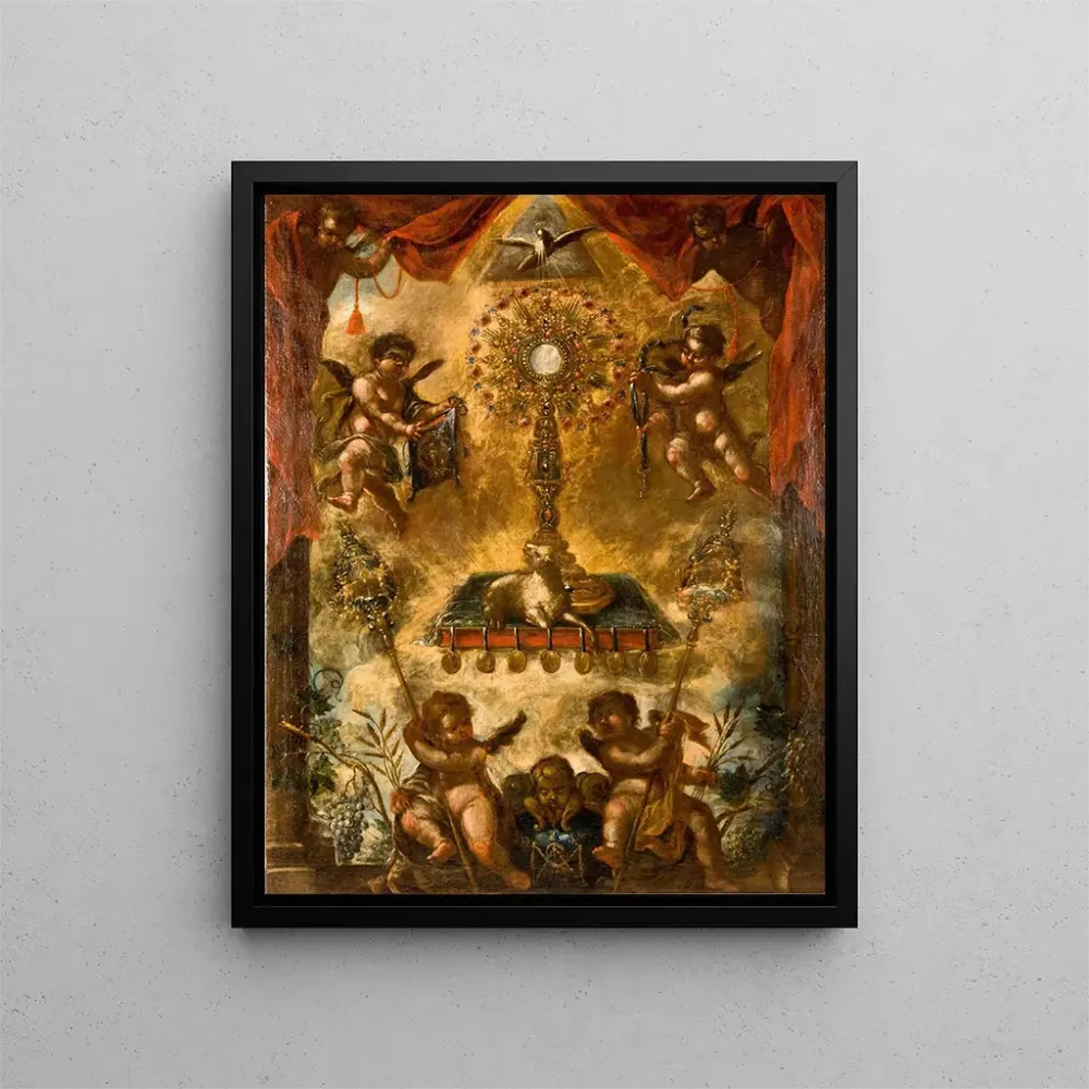 Gemälde Allegorie der Eucharistie - Anonym | Kunstdruck