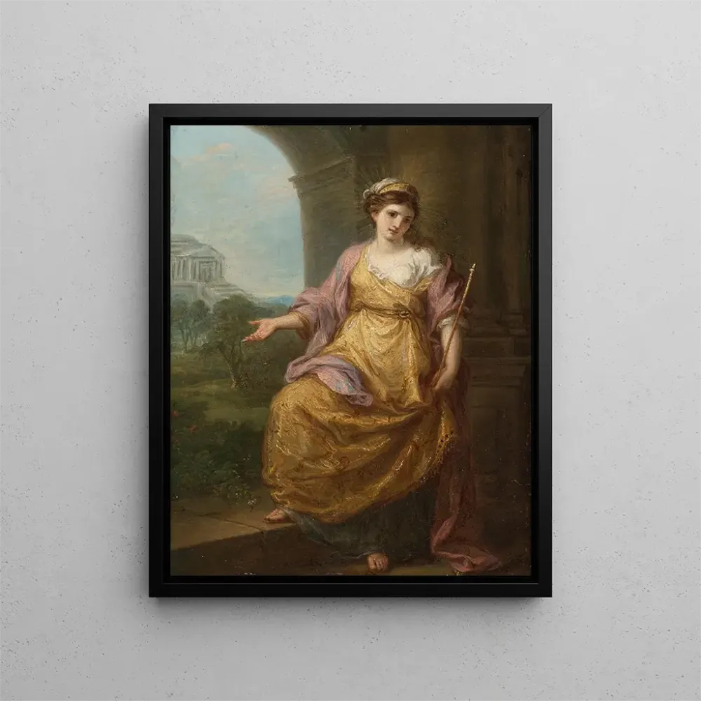 Gemälde Allegorie der Weiblichkeit - Angelica Kauffman | Kunstdruck