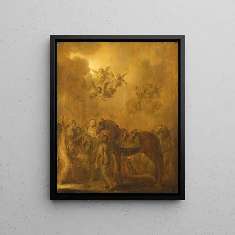 Gemälde Allegorie des Stattholders des Fürsten Friedrich-Henri - Adriaen Pietersz van de Venne | Kunstdruck