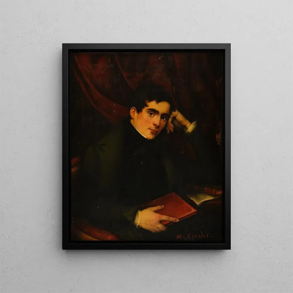 Gemälde Alphonse de Lamartine - Alexandre Couder | Kunstdruck