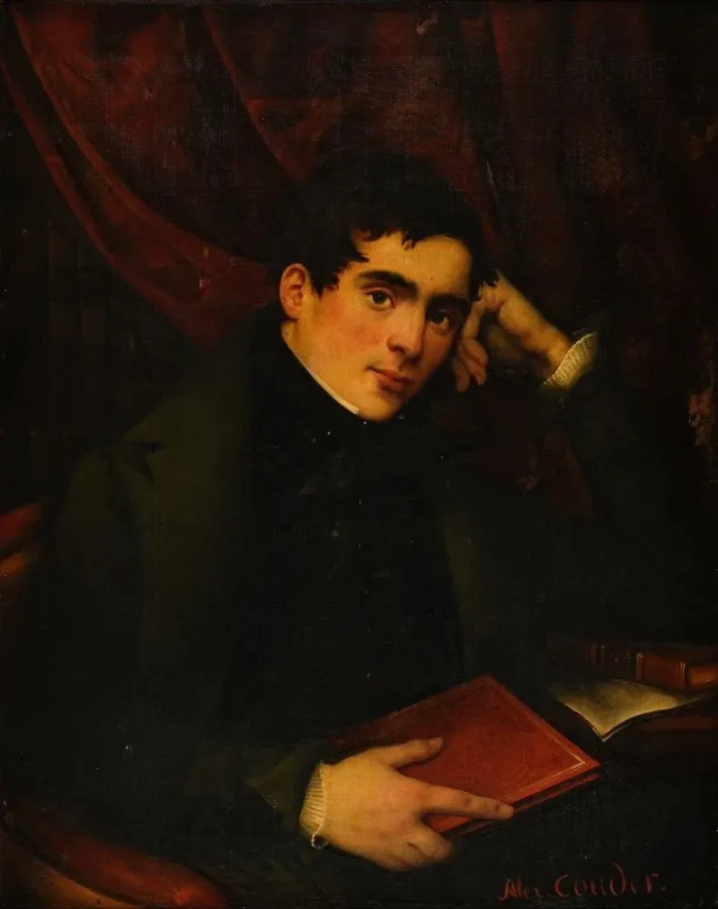 Gemälde Alphonse de Lamartine - Alexandre Couder | Kunstdruck