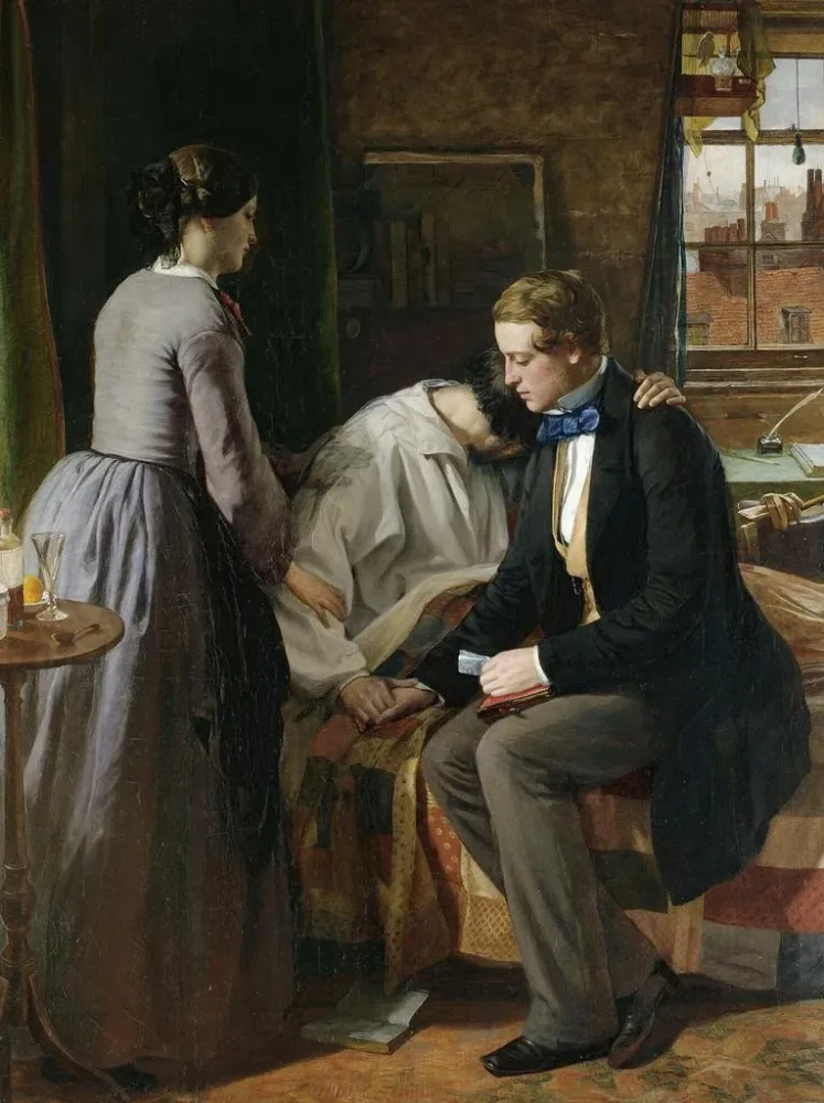 Gemälde Alte Schulfreunde - Alfred Rankley | Kunstdruck