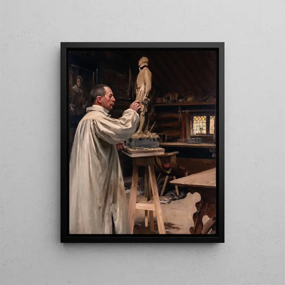 Gemälde Anders Zorn seinem Atelier - August Hagborg | Kunstdruck