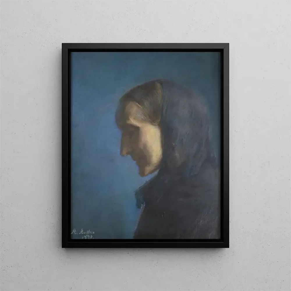 Gemälde Ane Hedvig Brøndum, die Mutter der Künstler - Anna Ancher | Kunstdruck